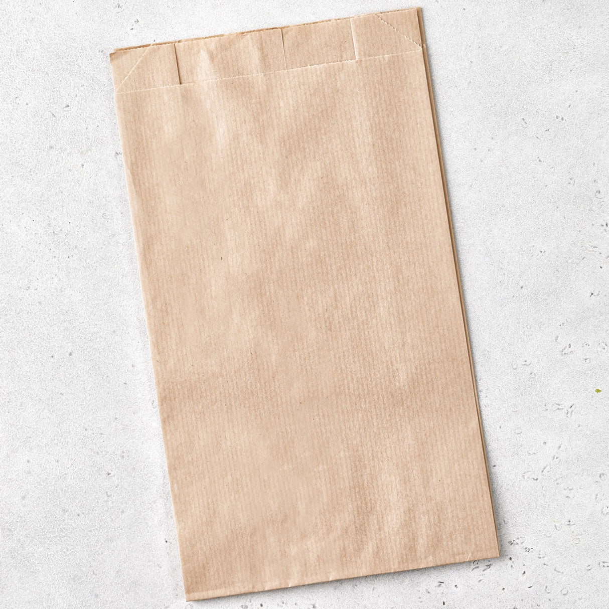 Sacchetto Carta Kraft Millerighe Portapane Neutro