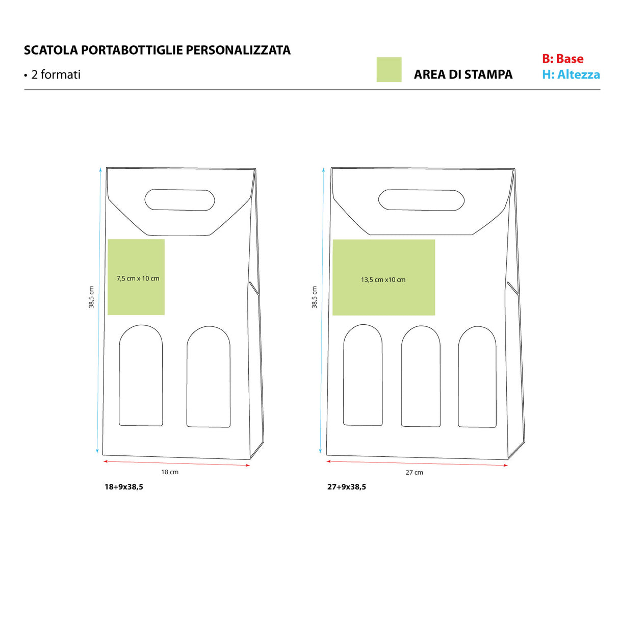 Scatole Portabottiglie Personalizzate