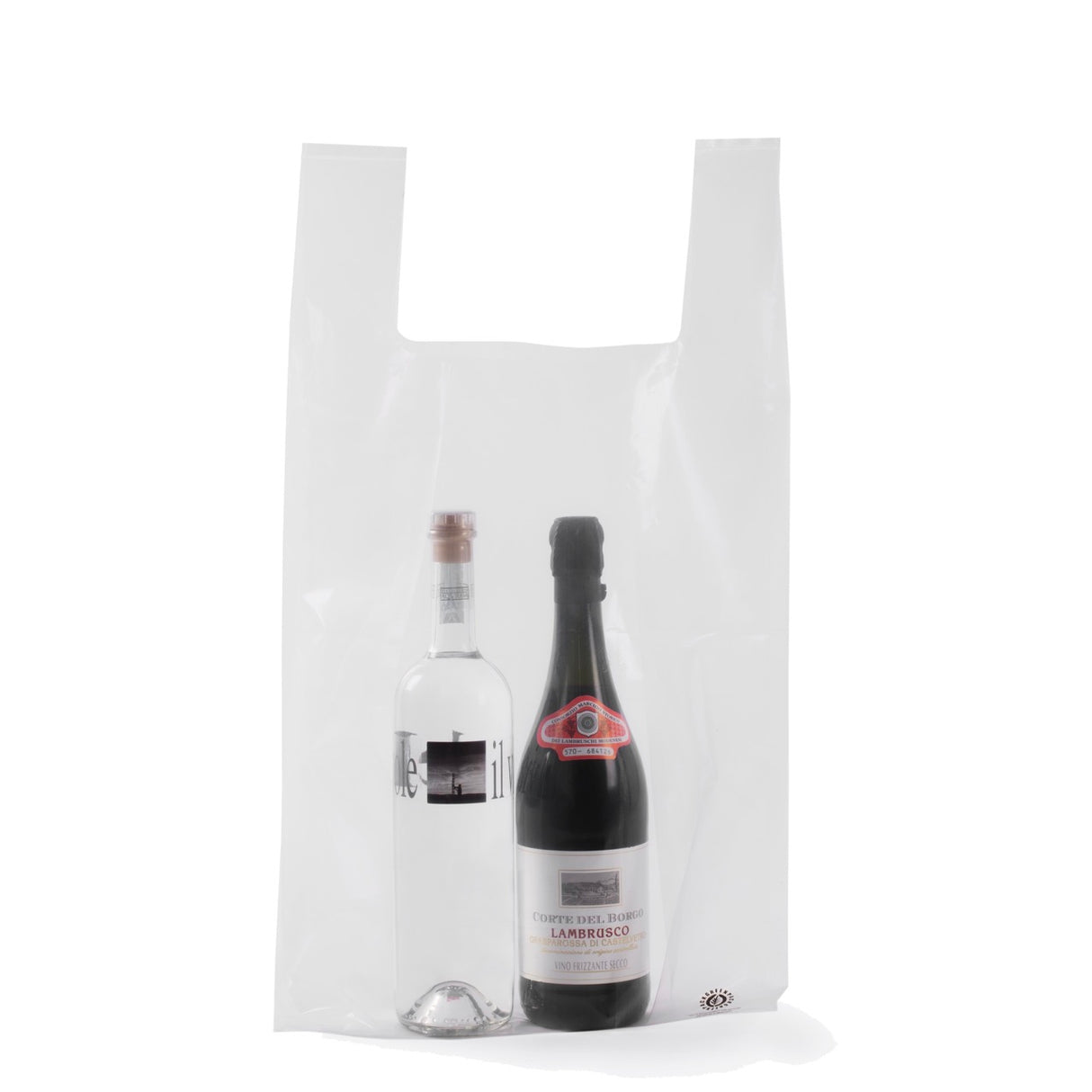 Shopper Sacchetti di Plastica Trasparente 100 my