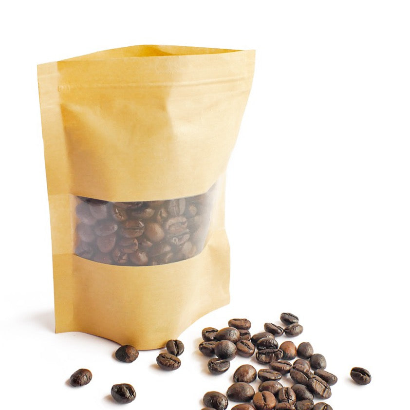 Sacchetti Doypack con Finestra e Zip, per Alimenti