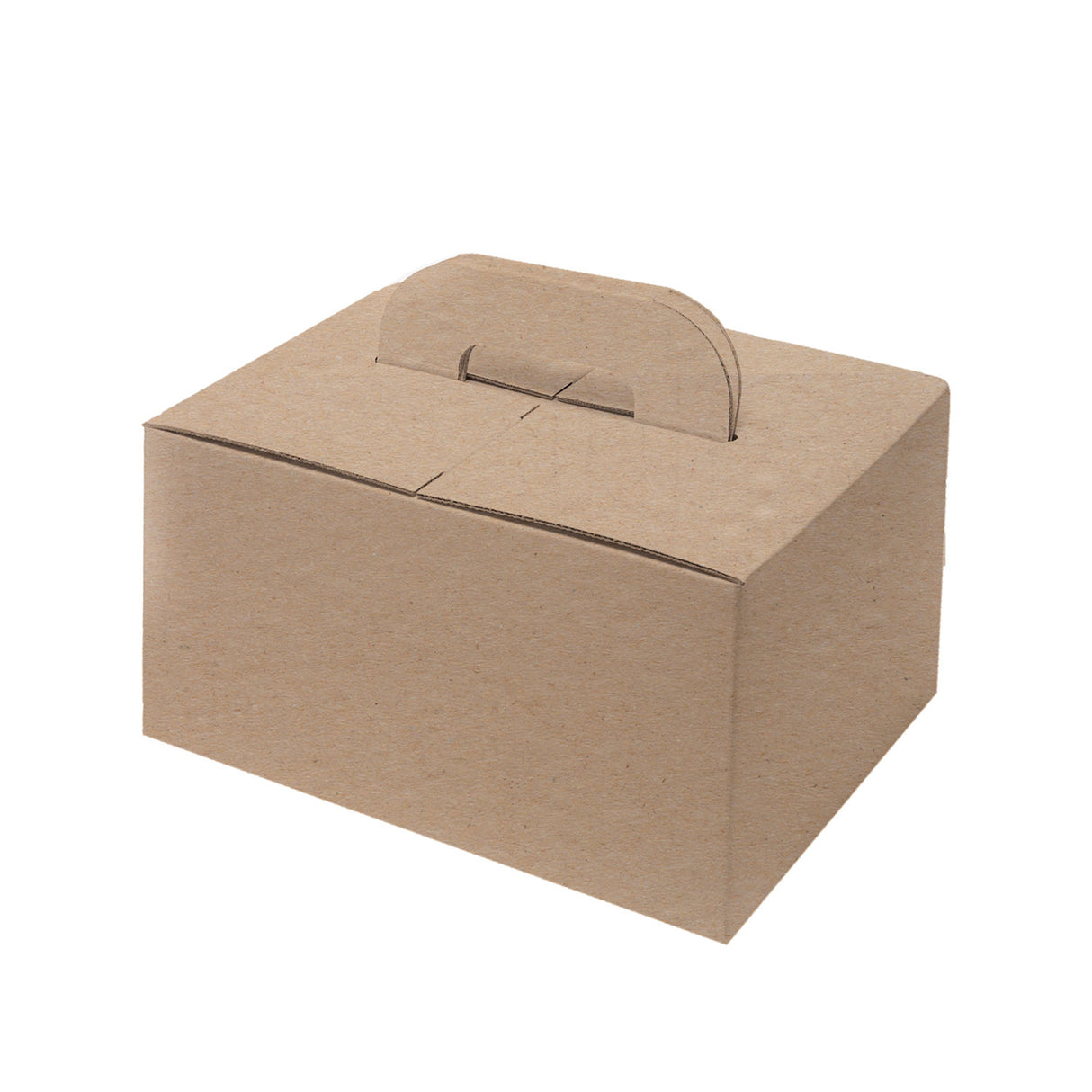 Scatola per Asporto in Cartone Ondulato Maniglia esterna e interna