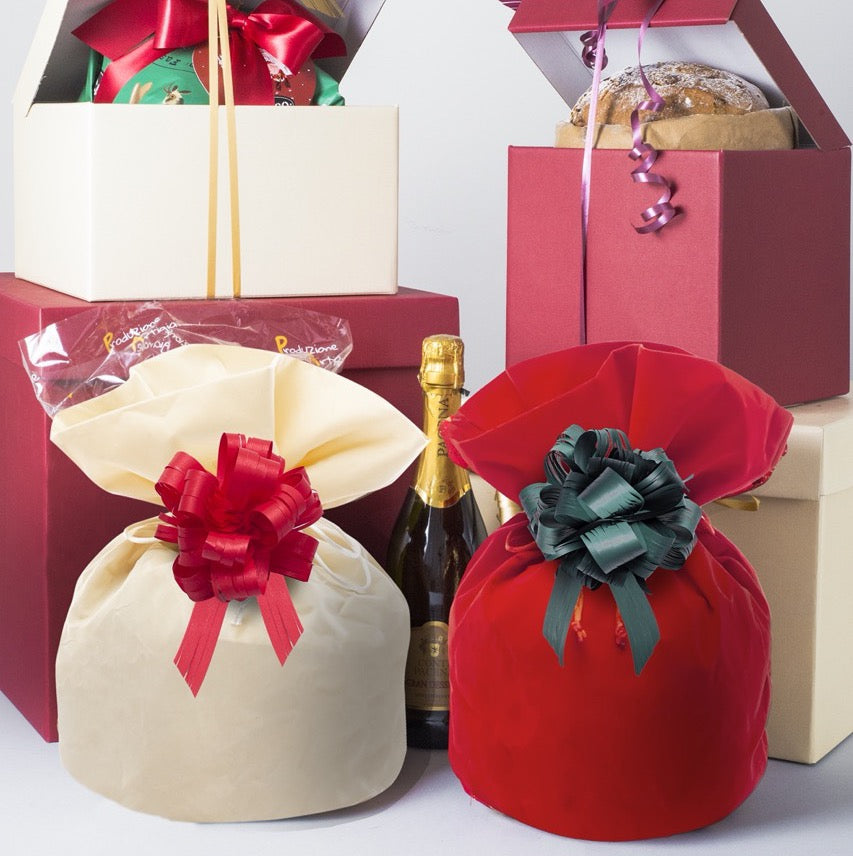 Sacco Portapanettone di Velluto