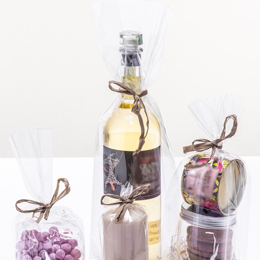 Sacchetti Plastica Trasparente Fondo Doppio Saldato e Soffietto