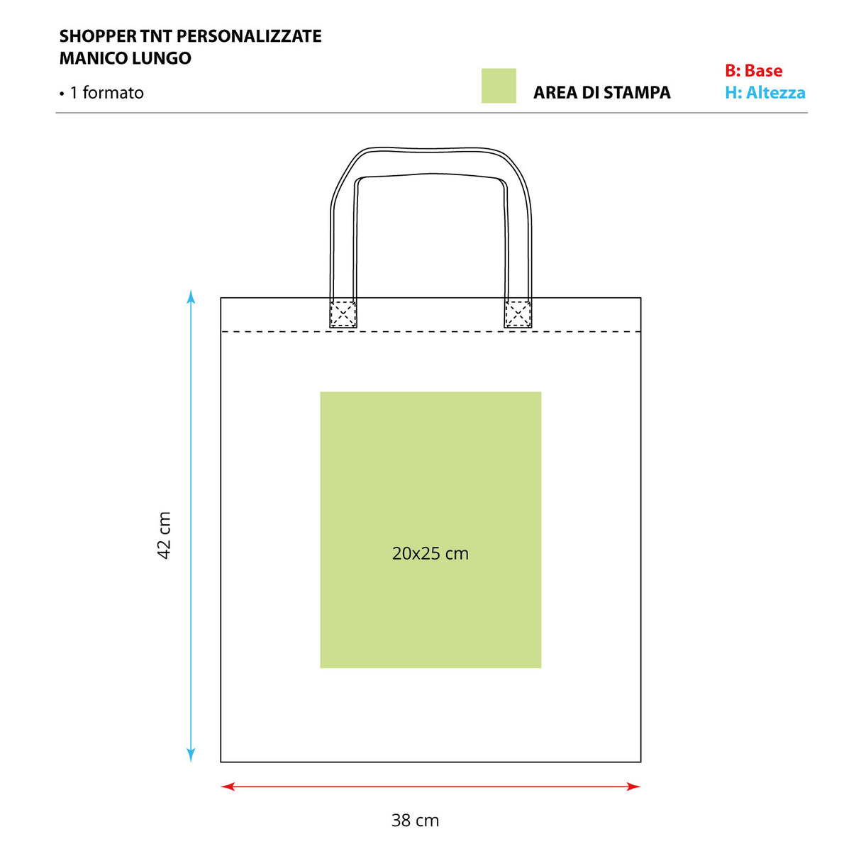 Shopper Cotone personalizzabile 1-2 lati
