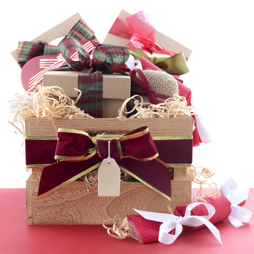 Set 3 Cassette in Legno Miele