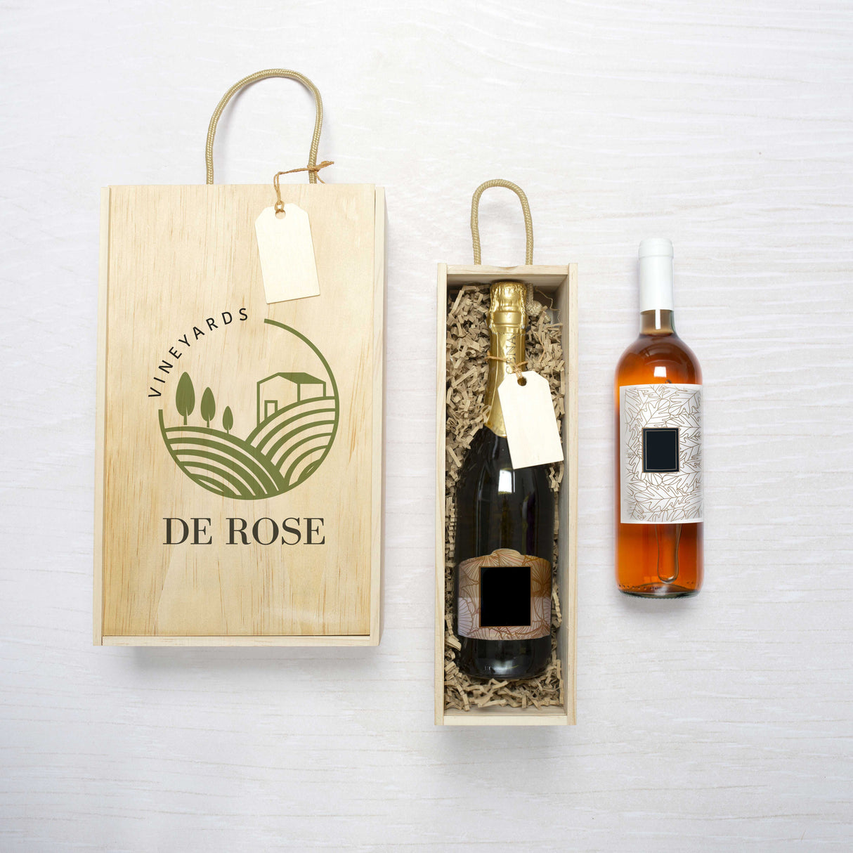 Scatole in Legno per Bottiglie Personalizzate