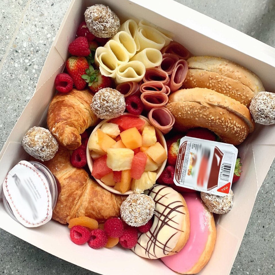 Scatola per Alimenti quadrata kraft Avana