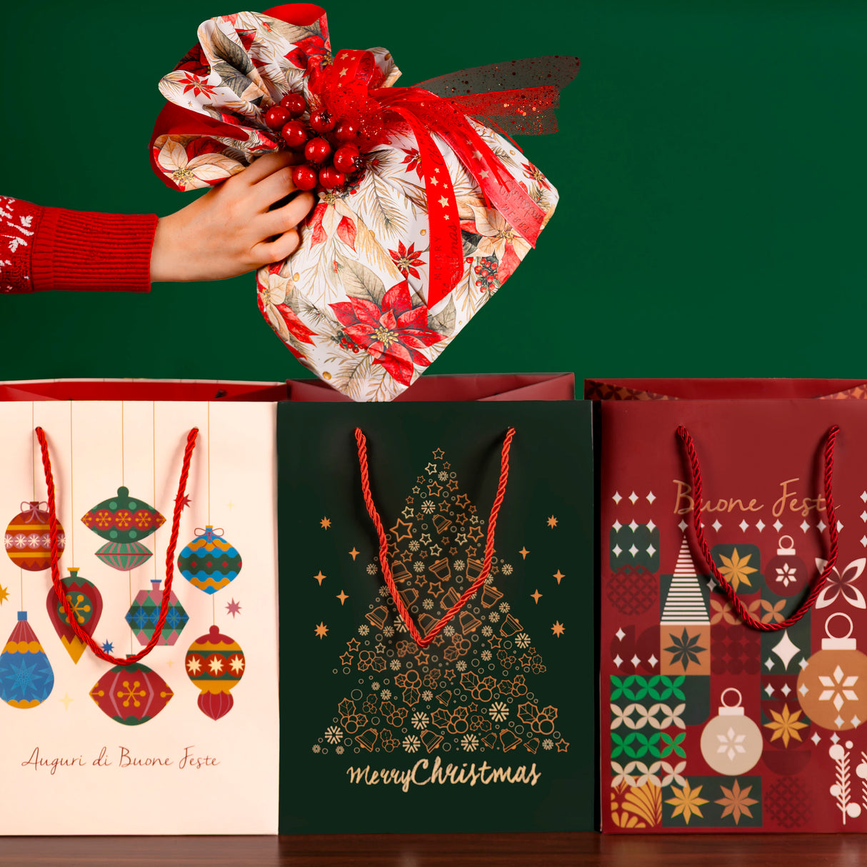 Shopper Albero Buone Feste