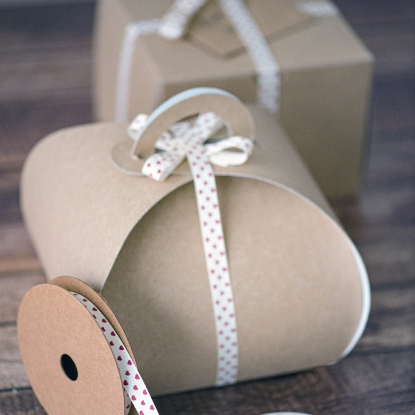 Scatola per Dolci monoporzione Bon Bon Kraft Avana