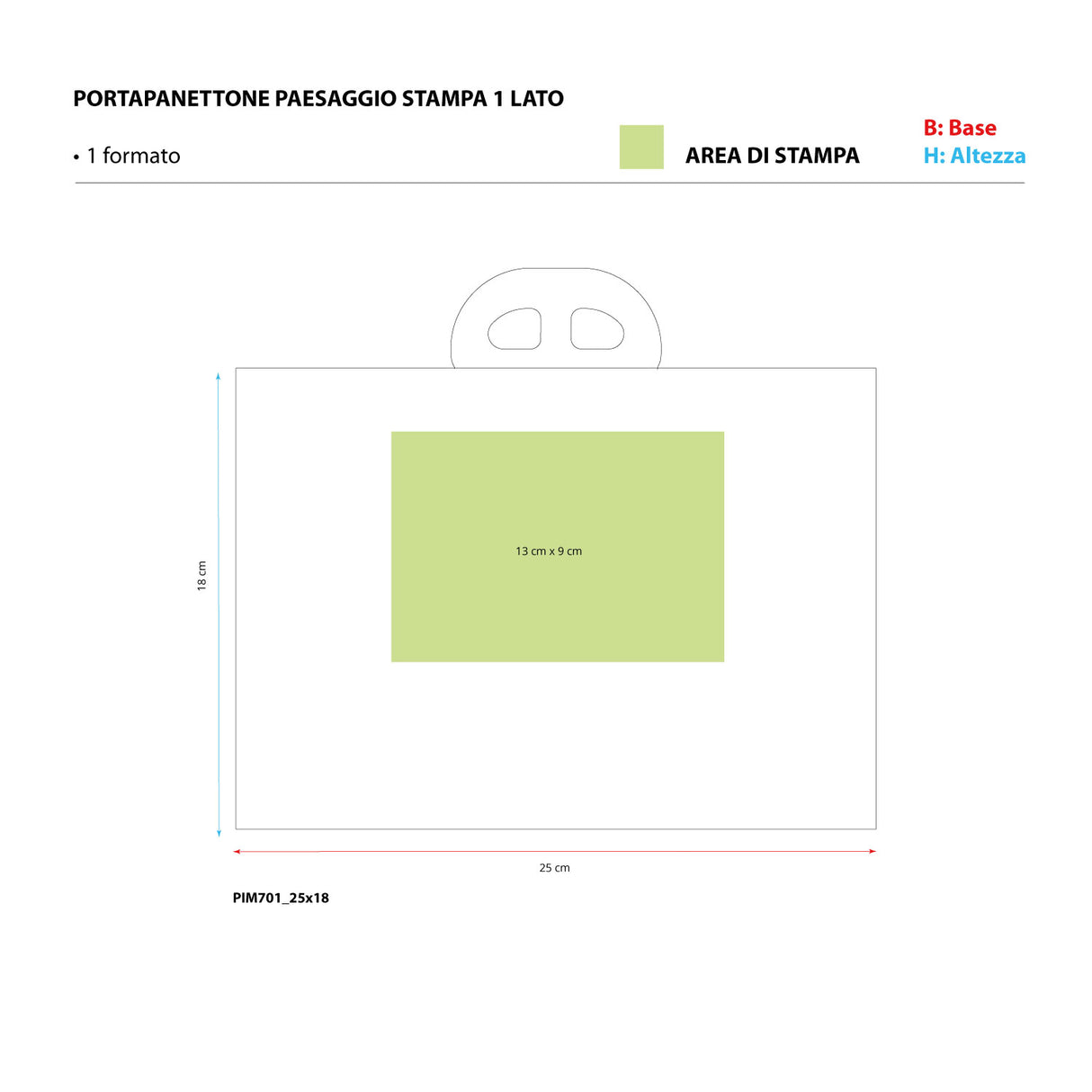 Scatola Panettone Paesaggio Personalizzata