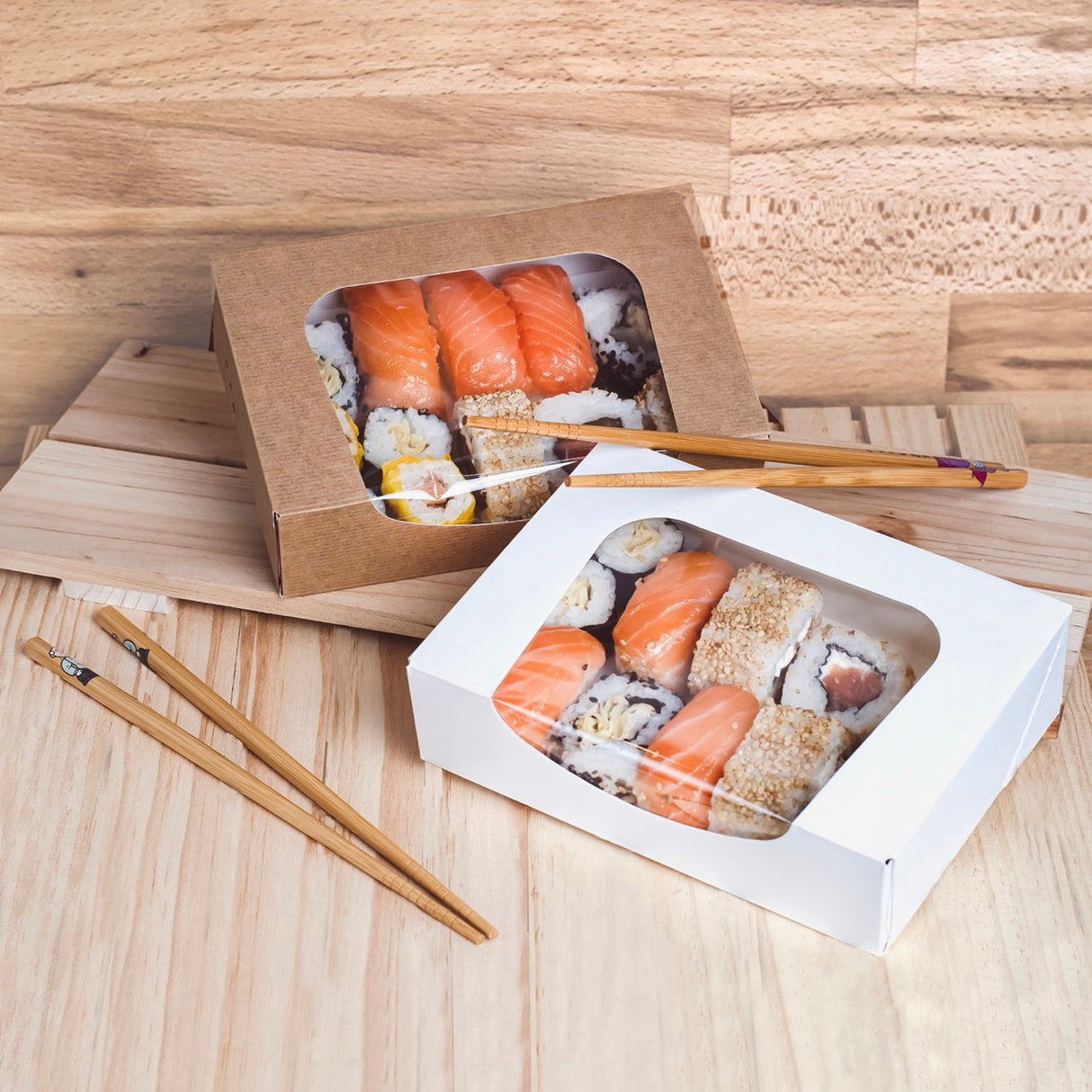 Food Box di Cartone Onda Nano-micro con Finestra