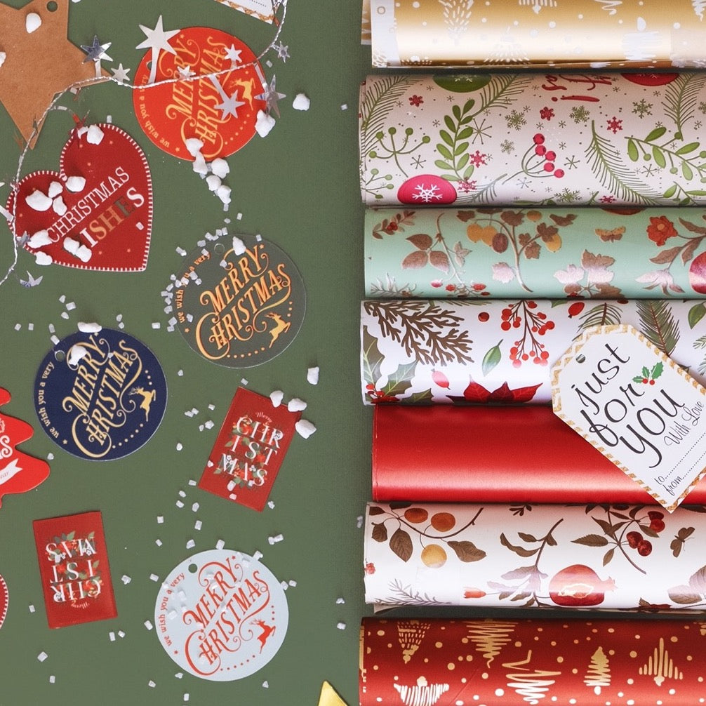 Tag Cuore Rosso Christmas Wishes