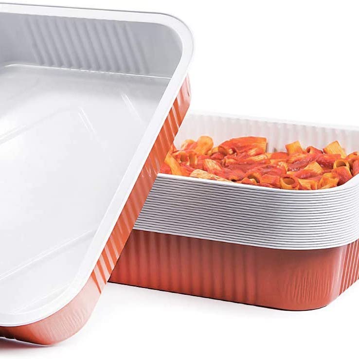 Vaschetta di Alluminio con coperchio PET