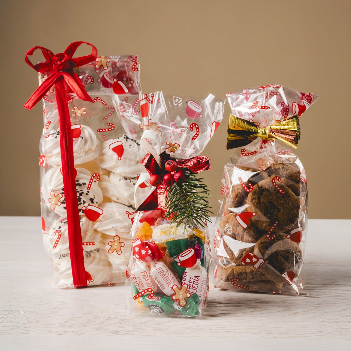 Sacchetti Natalizi Alimentari Fondo quadro Christmas Party