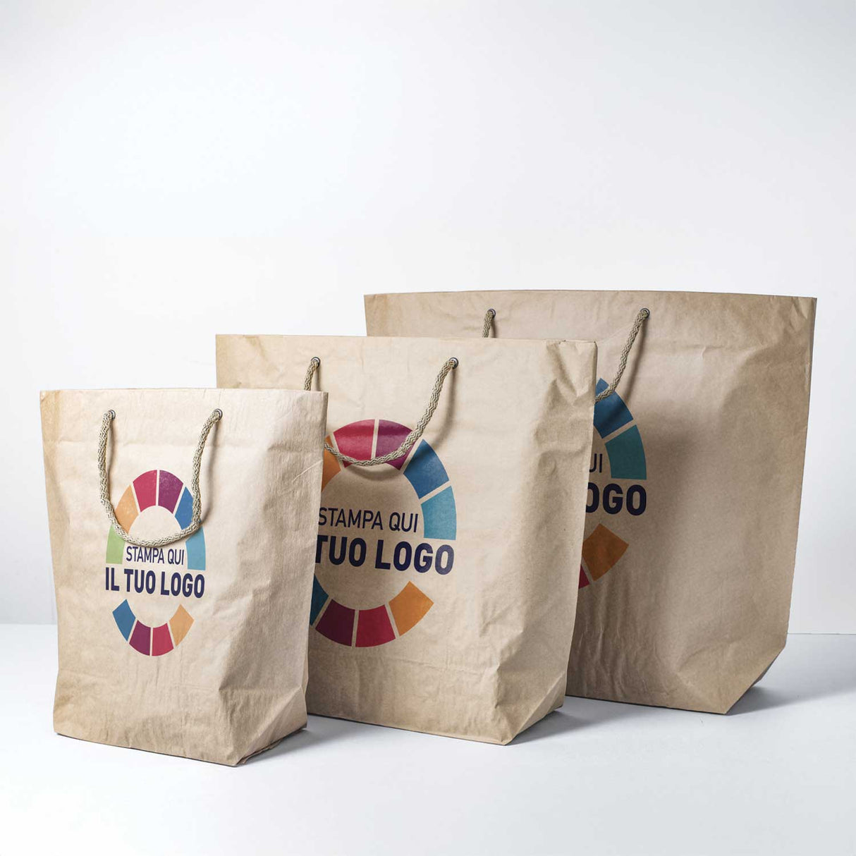 Shopper Carta Cemento Personalizzata a Colori