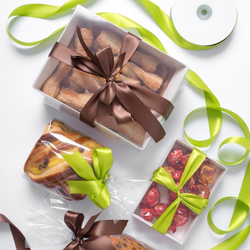 Scatola Bassa per dolci con Coperchio Trasparente