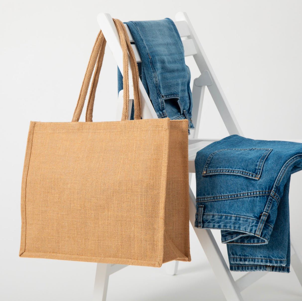 Shopper Juta Manico in cotone Naturale