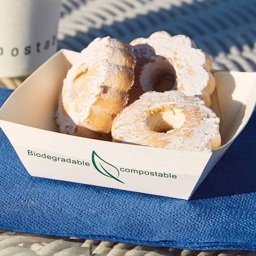 Vaschetta in Cartoncino e PLA Bio
