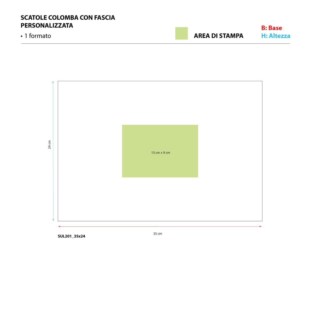 Scatole Colomba con Fascia Personalizzata