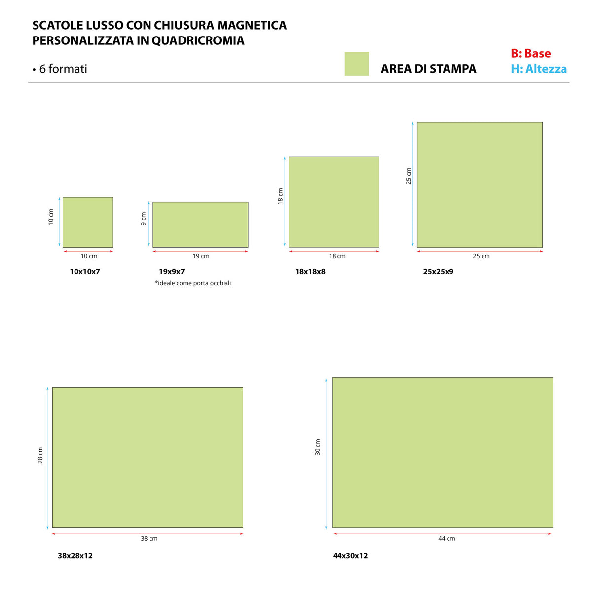 Scatola Lusso con Chiusura Magnetica Personalizzata a Colori