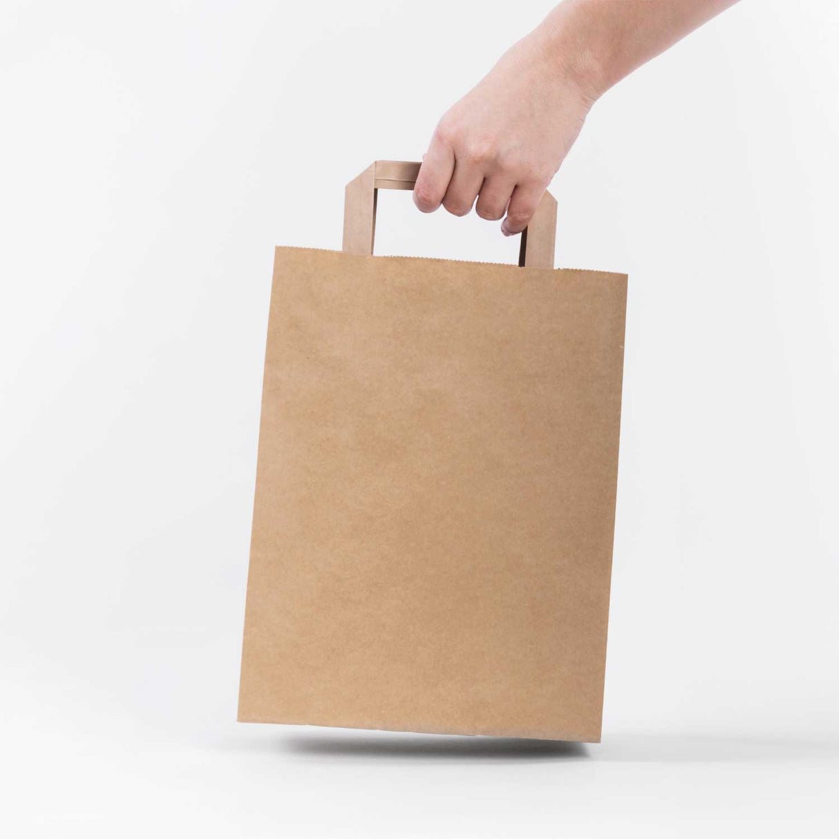 Shopper Carta Biokraft piattina Avana