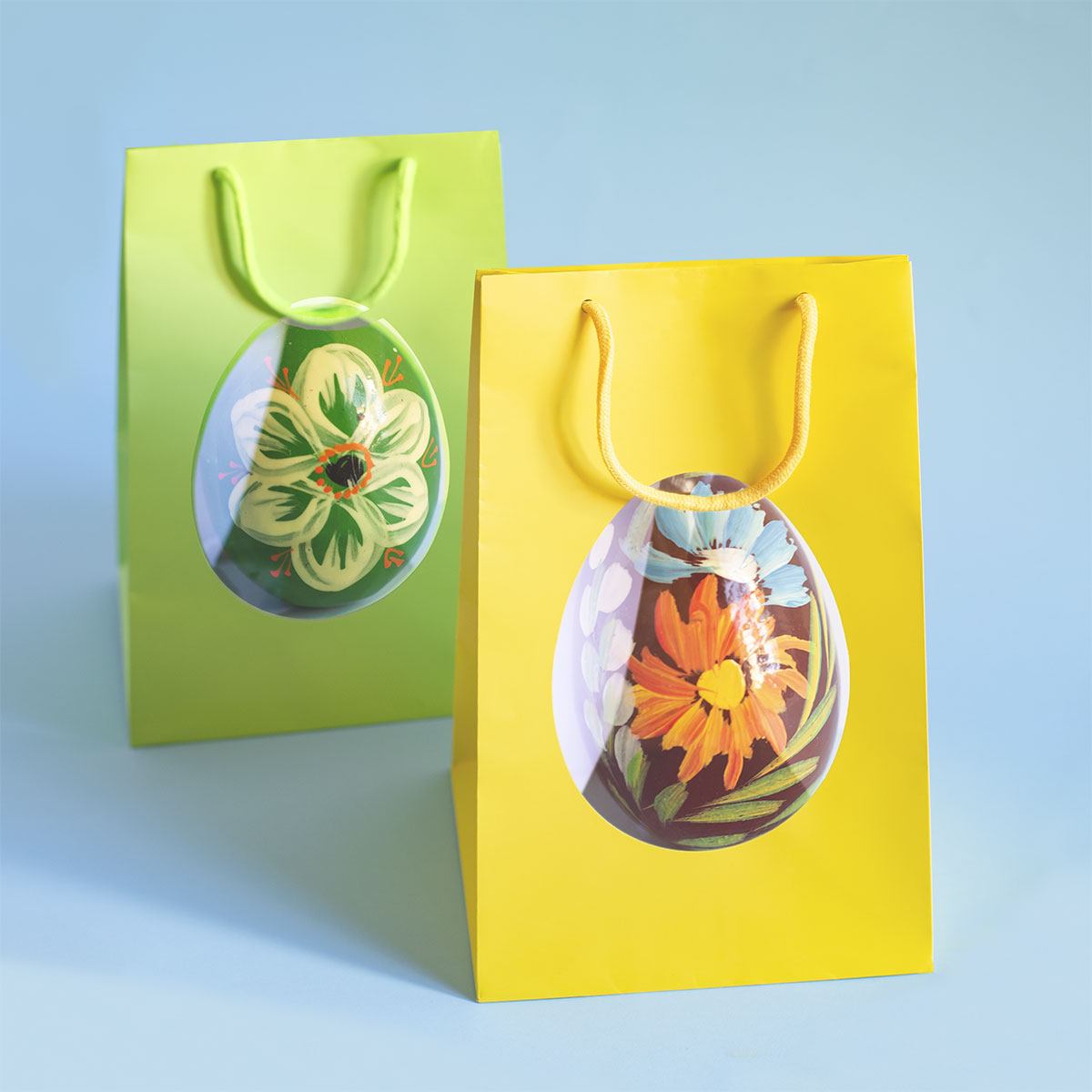 Shopper Lusso Opaca per Uova di Pasqua