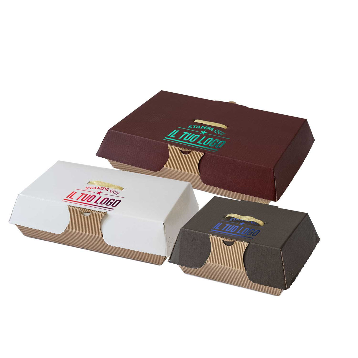 Scatole Porta Paste Personalizzate Base Cannette e Coperchio