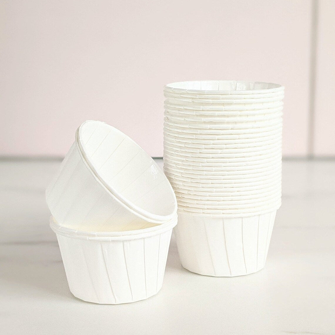 Coppetta in Carta Plissettata in Scatola Dispenser