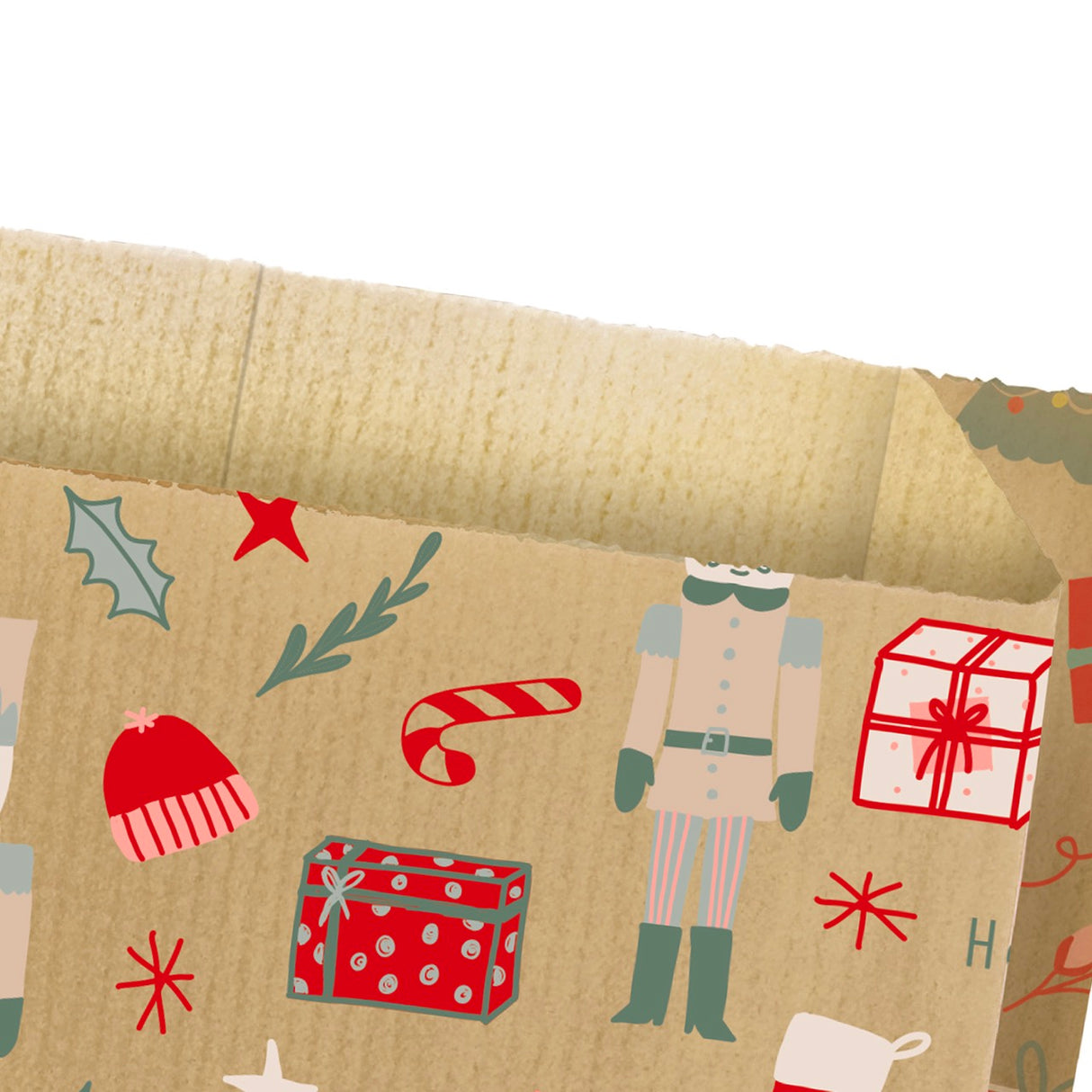 Sachets cadeaux papier kraft Noella naturel 60 g