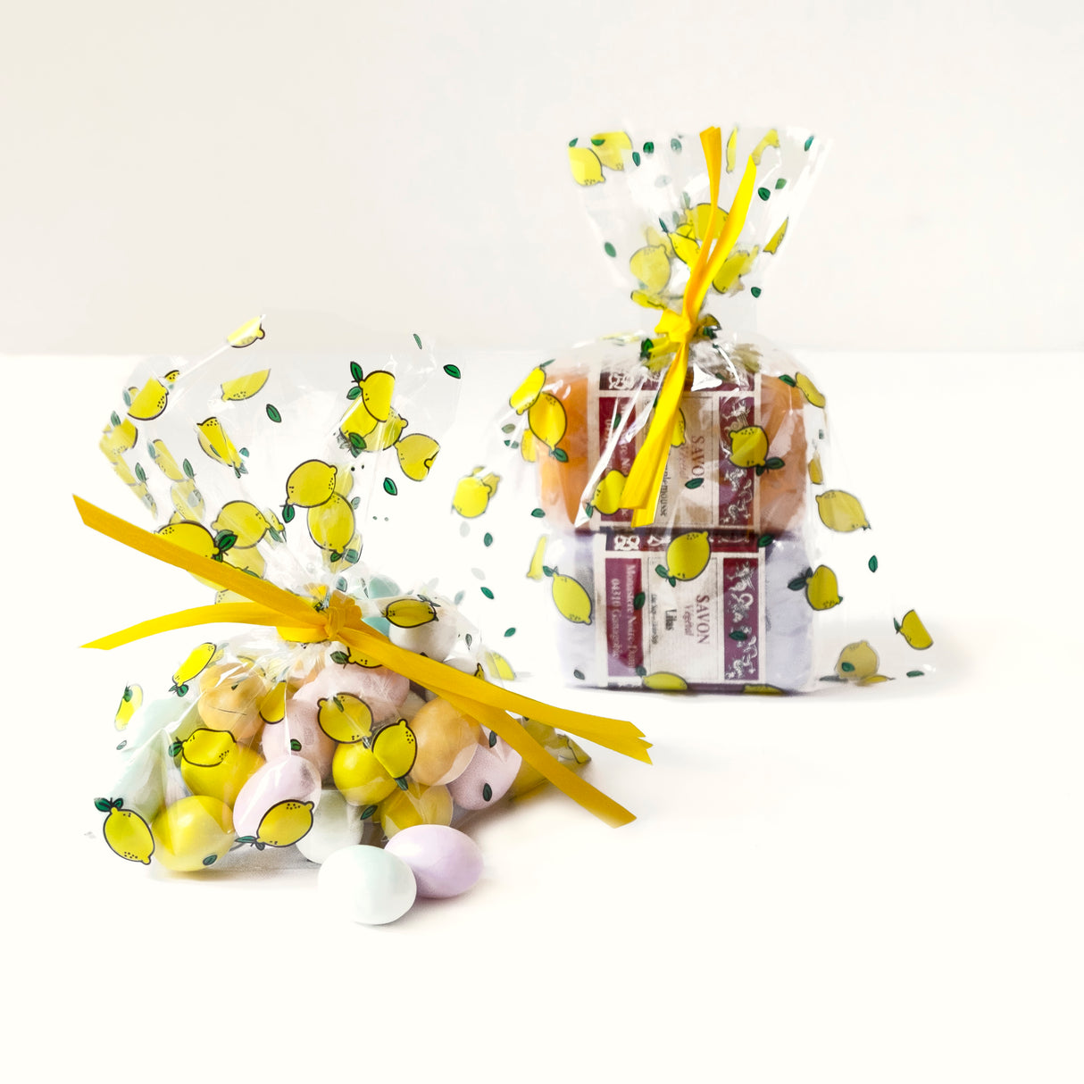 Sacchetti Trasperenti Fantasia Limoni