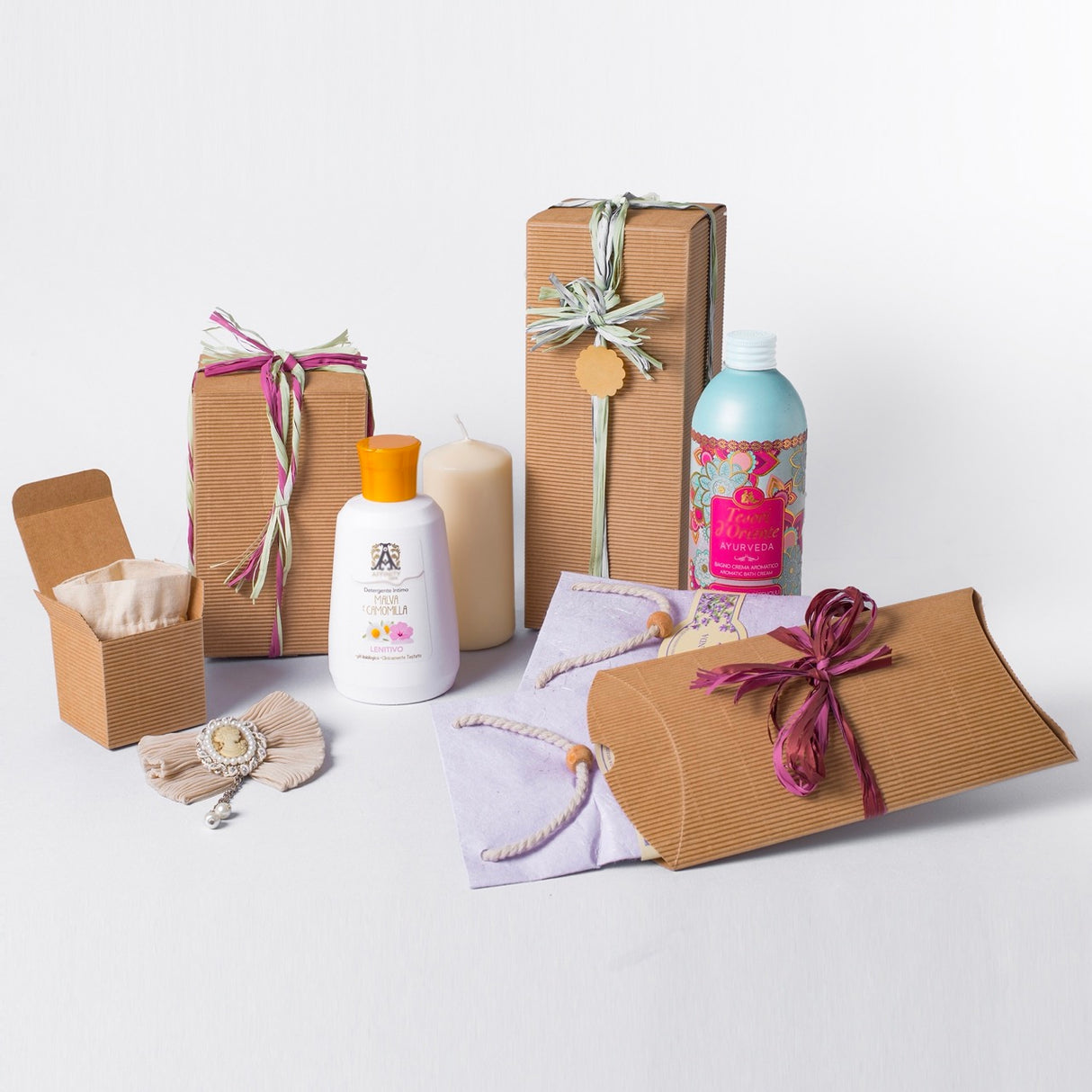 Scatola Onda Avana Quadrata pieghevole