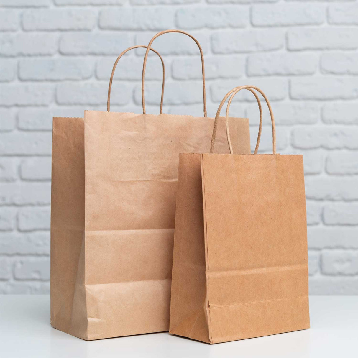 Shopper Carta Biokraft cordino Avana