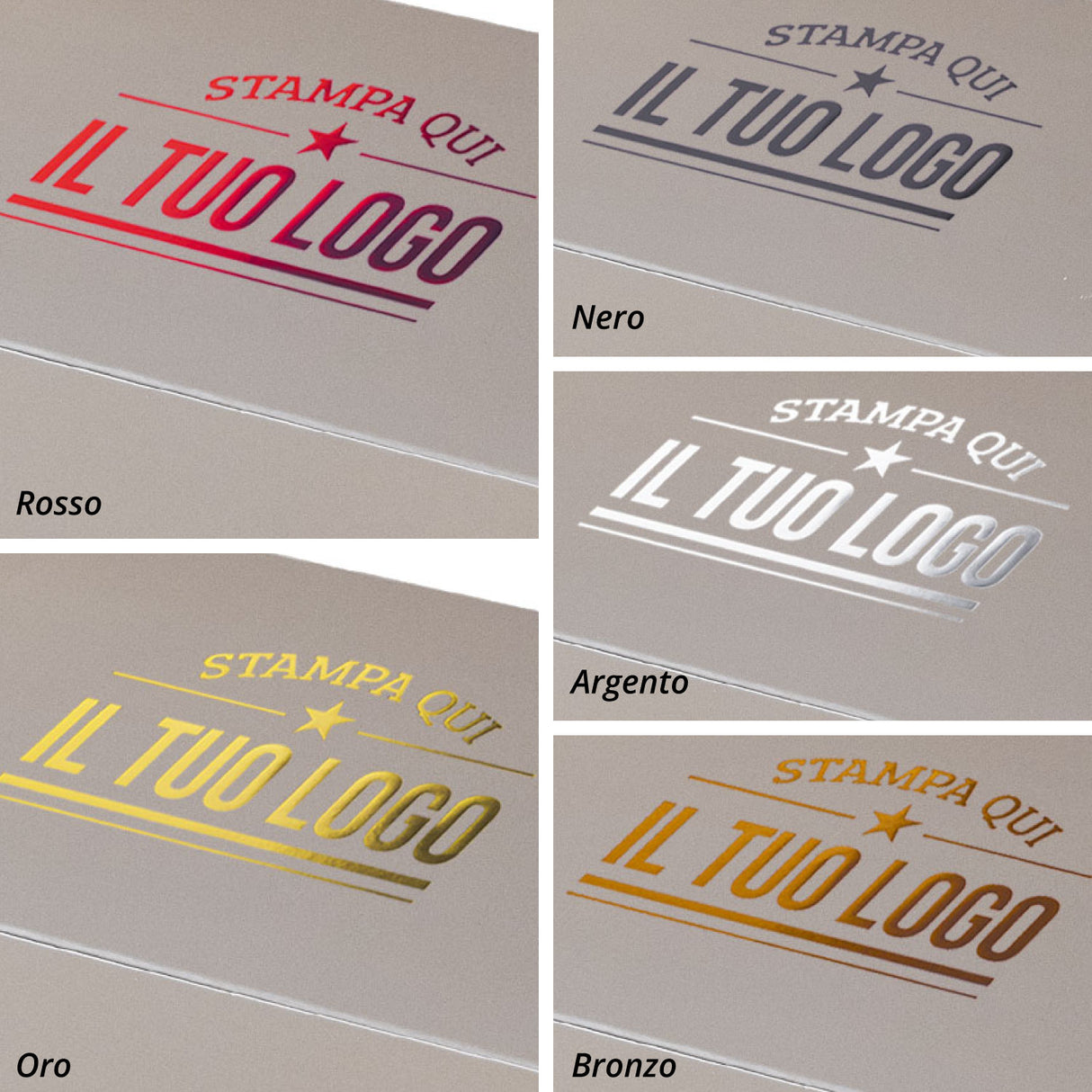Scatola Portapaste Rettangolare Personalizzata Interno Oro