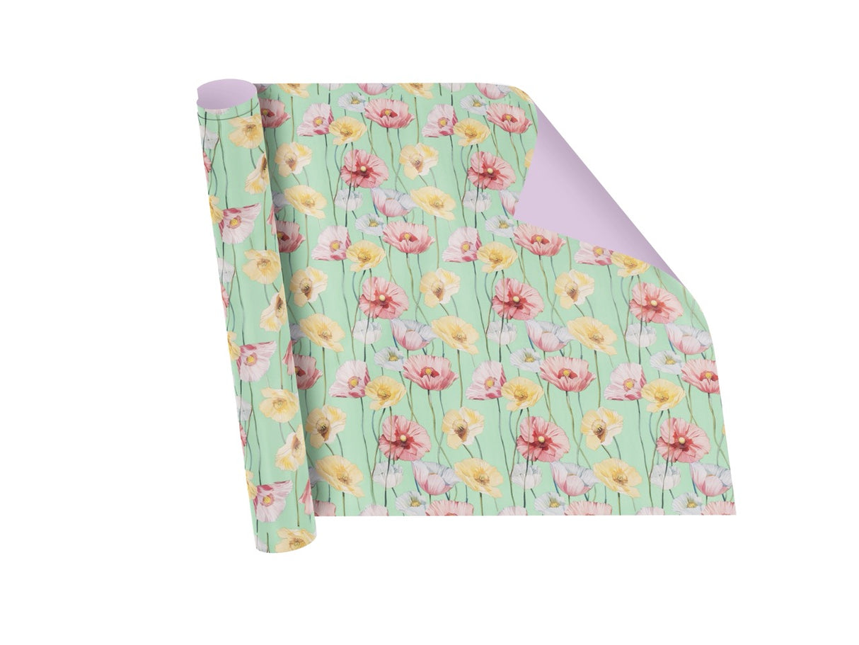 Bobina per Confezioni Fantasia Papavero mt 25x1