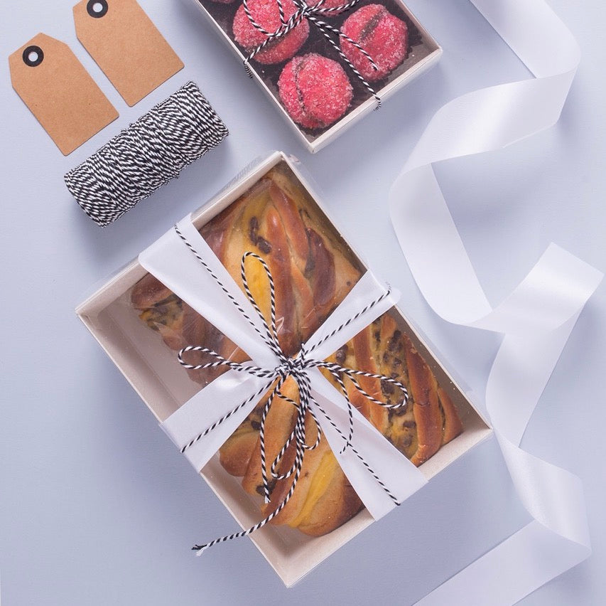 Scatola Bassa per dolci con Coperchio Trasparente