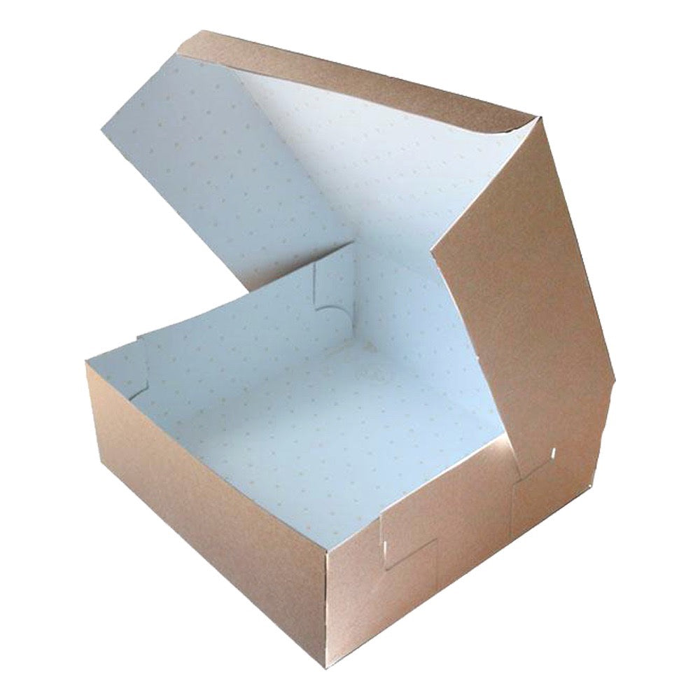 Scatola per Alimenti quadrata kraft Avana