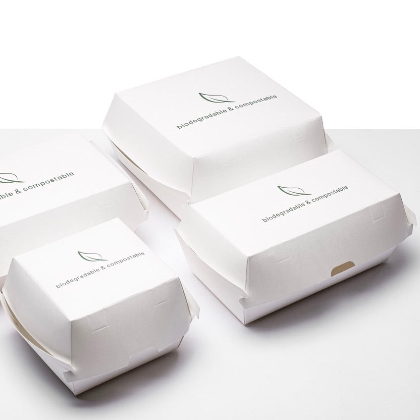 Hamburger Box in Cartoncino e PLA