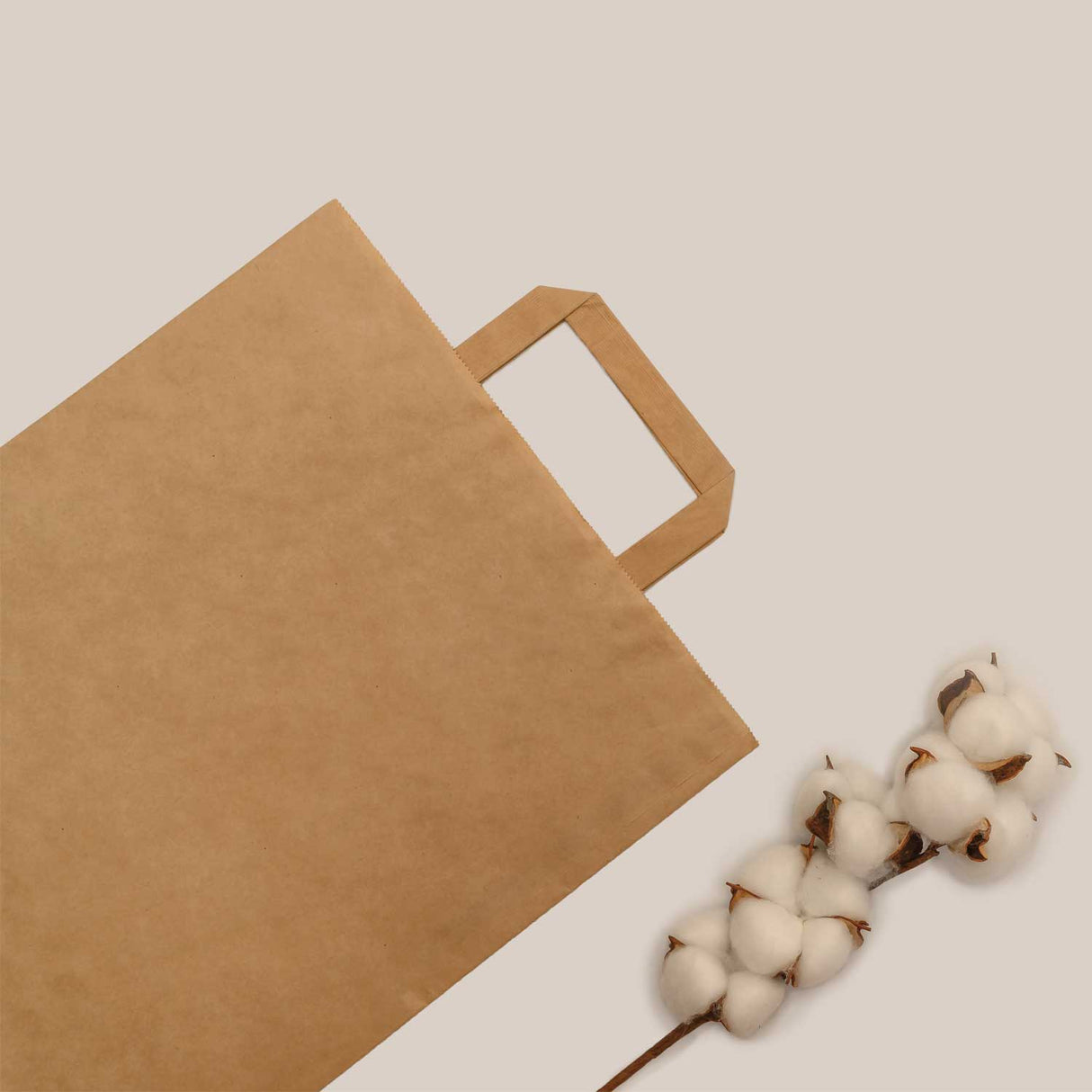 Shopper Flat Bag Carta Naturale