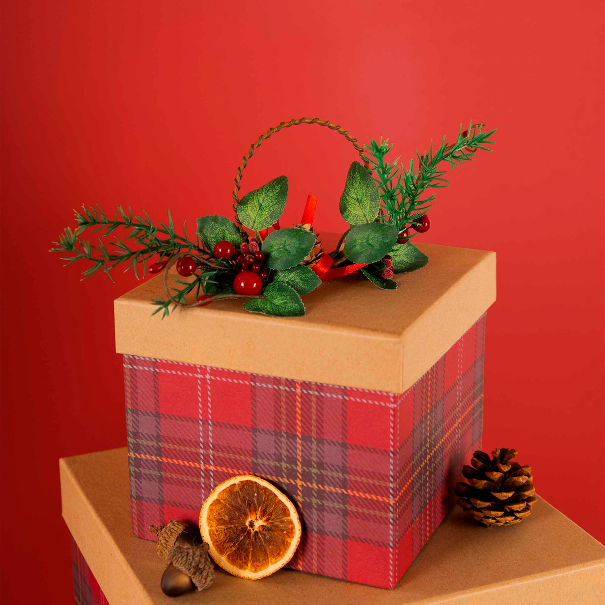 Tartan Square set 9 pezzi