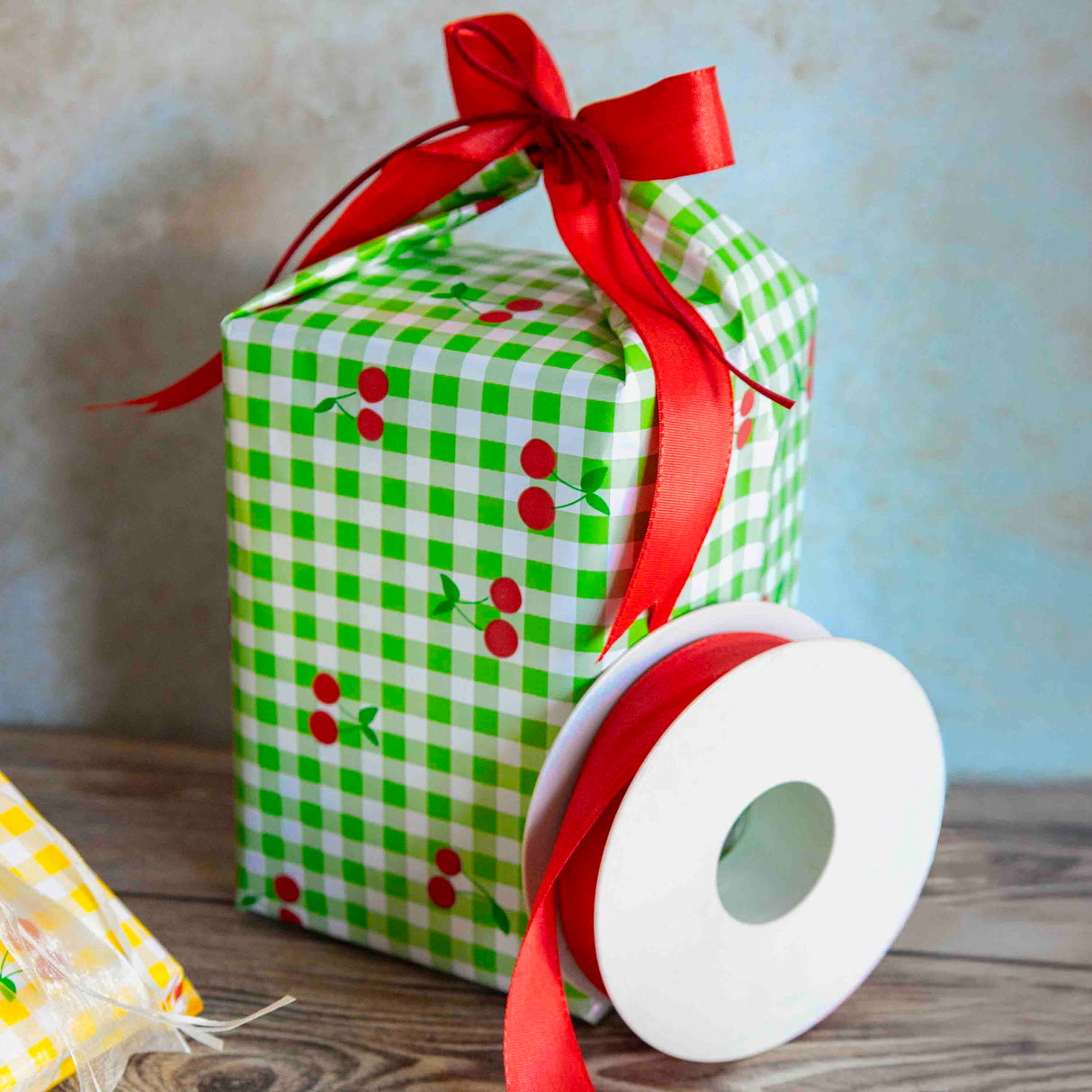 Buste Regalo Quadretti e Ciliegie