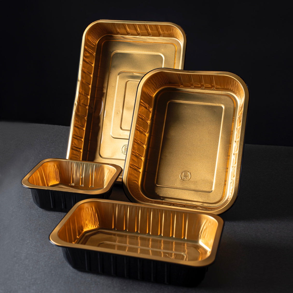 Vaschetta di Alluminio con coperchio PET