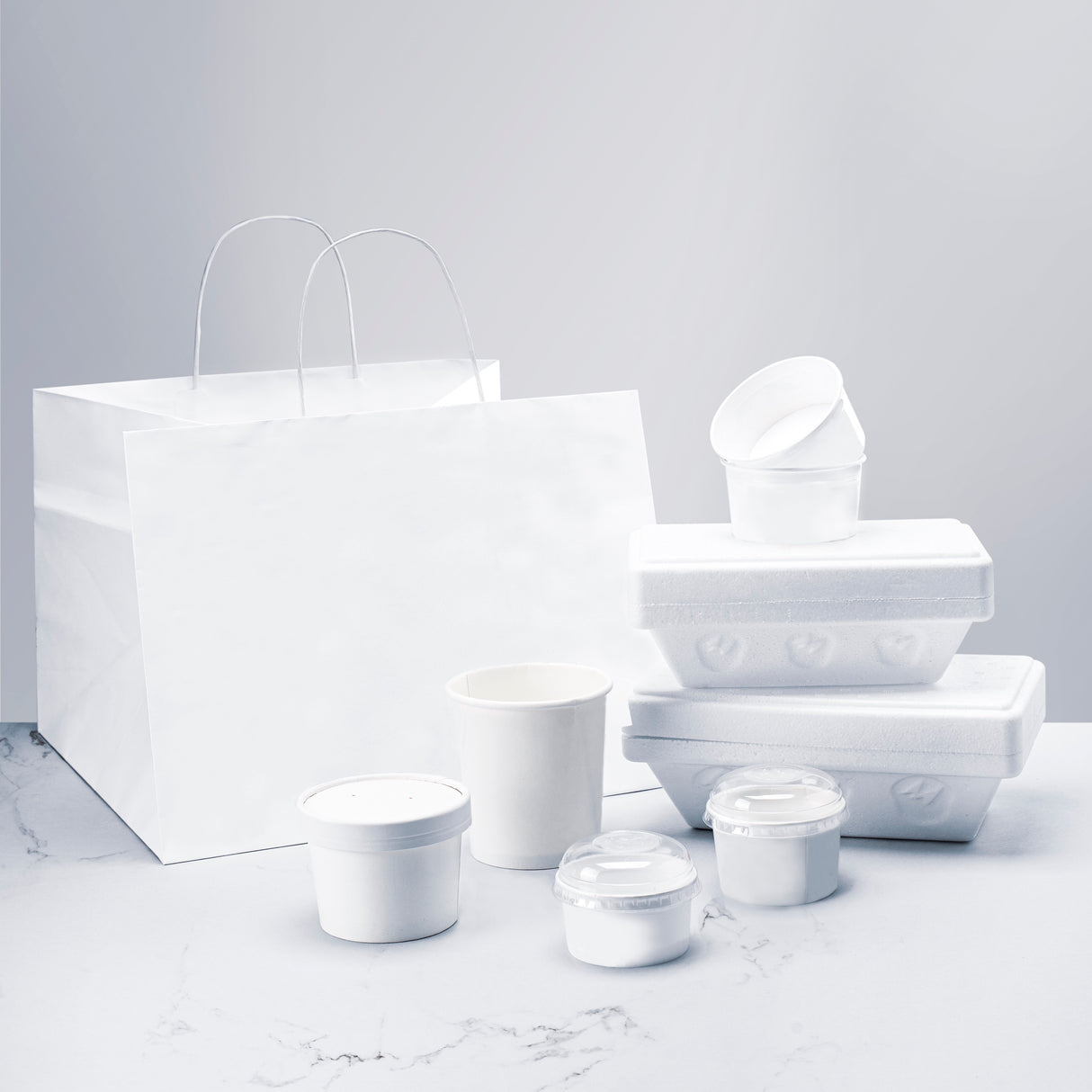 Vaschetta Gelato in Polistirolo con Velina