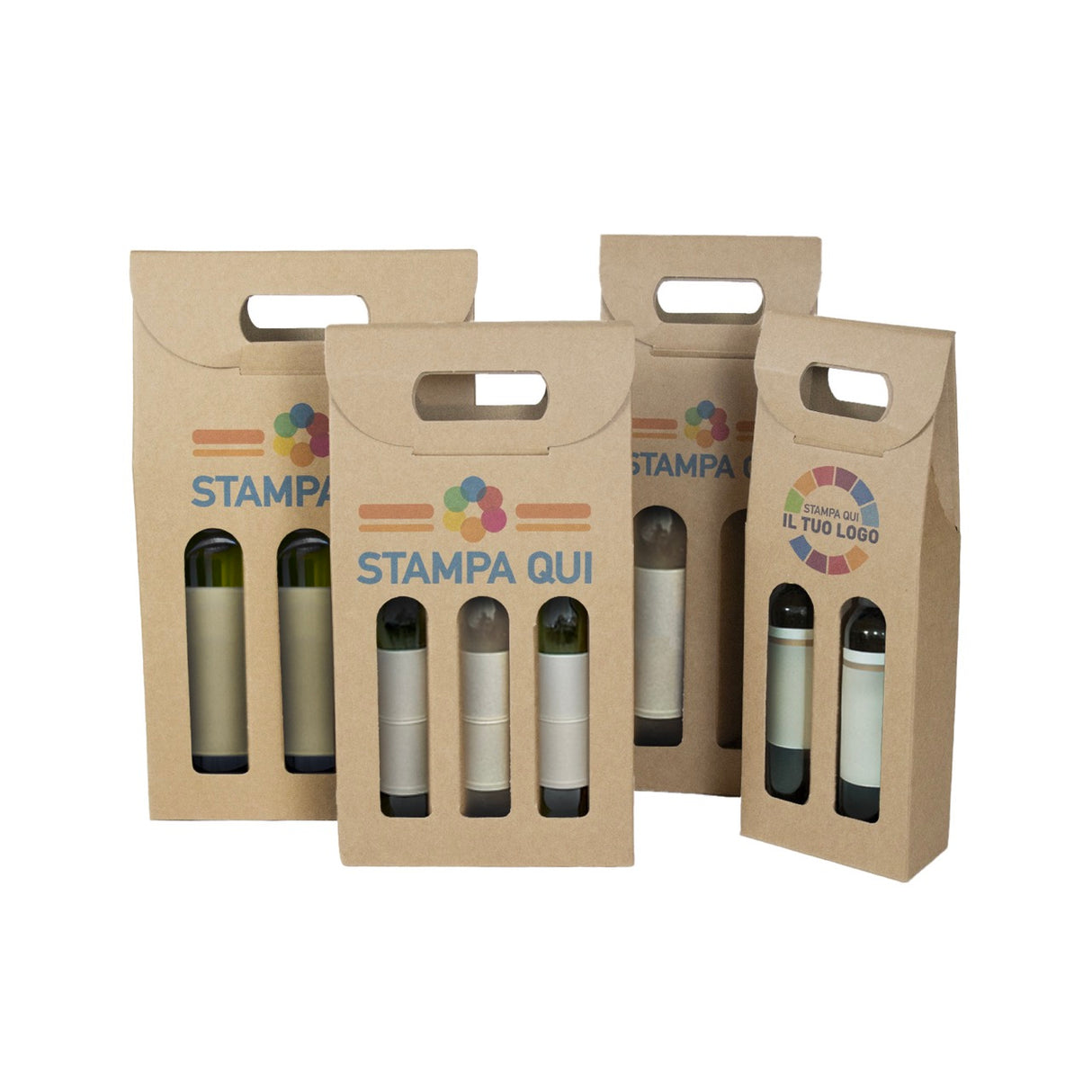 Scatole per Bottiglie Olio Personalizzate