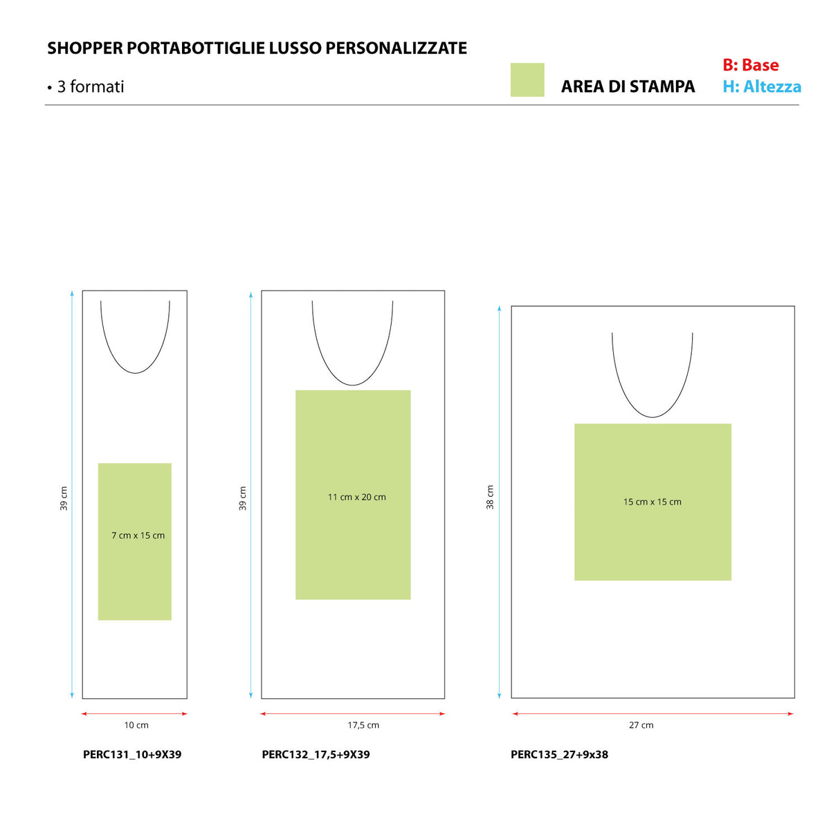 Shopper per Bottiglie Carta Lusso Personalizzabili