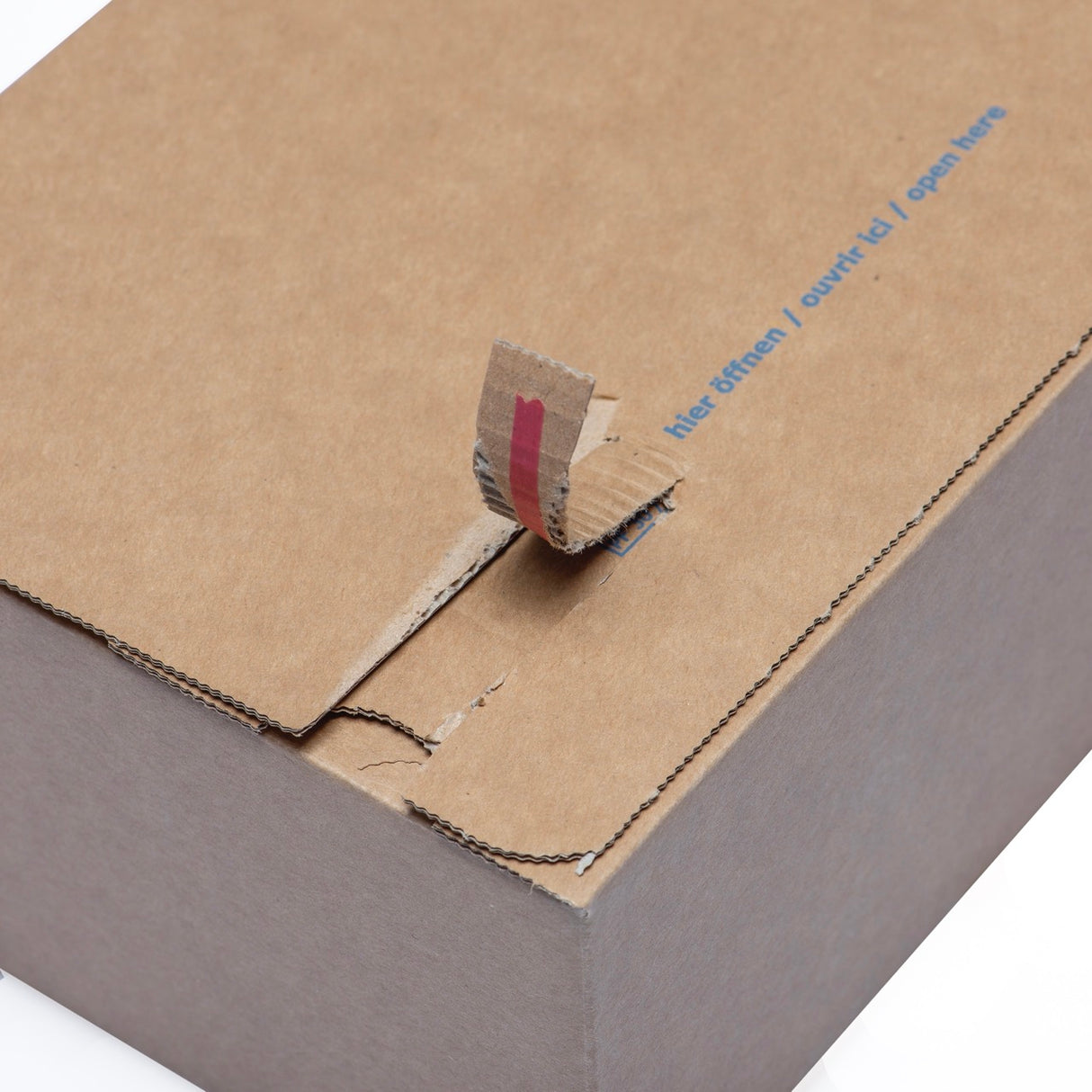 Scatola con Chiusura Adesiva e Fondo Automontante Avana