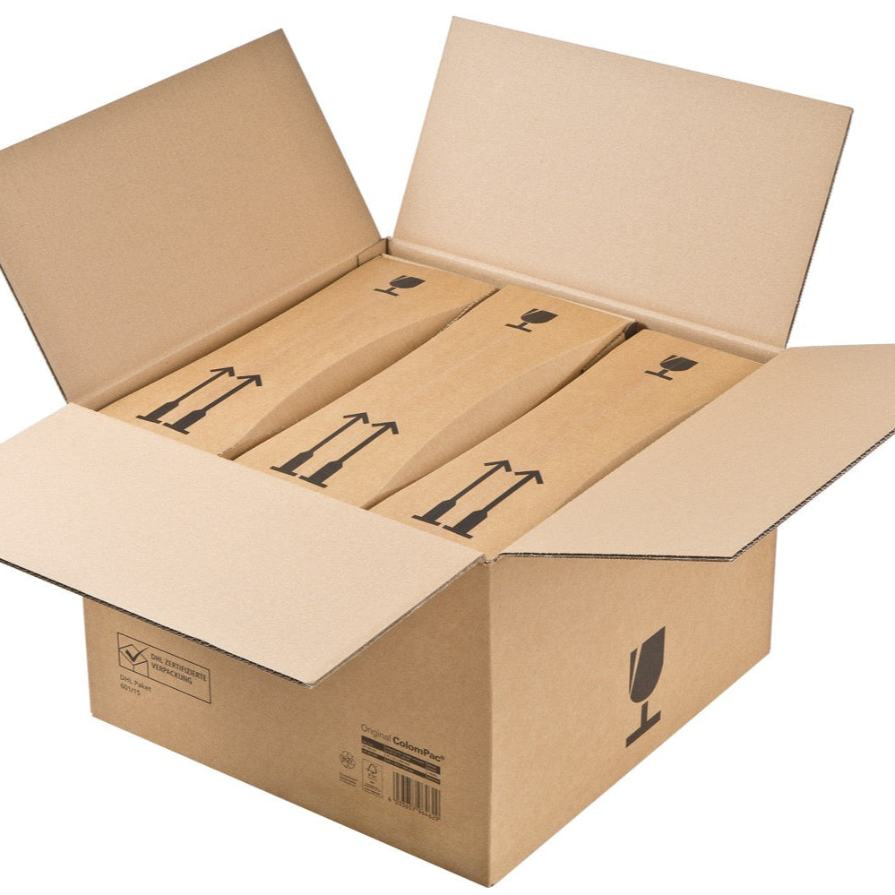 Scatola Spedizione Bottiglia Bordolese ColomPac® Avana
