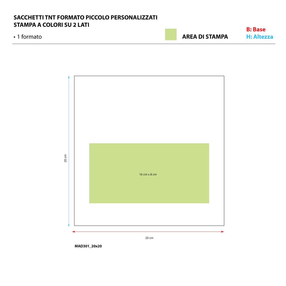 Sacchetti TNT con Laccio Personalizzabili