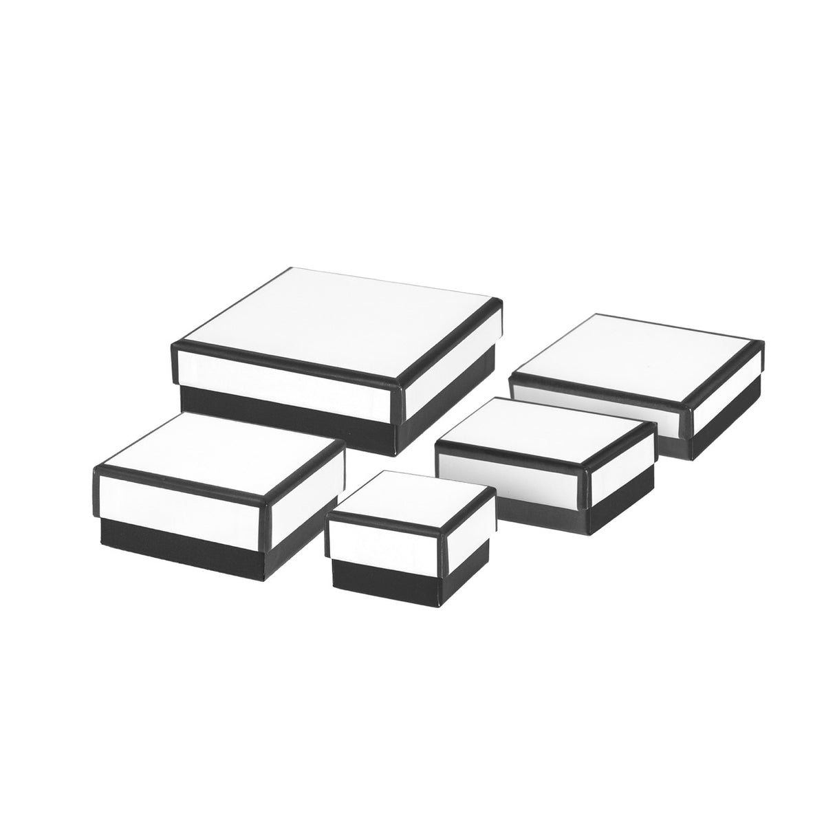 Astuccio Gioielli Cartoncino Black & White