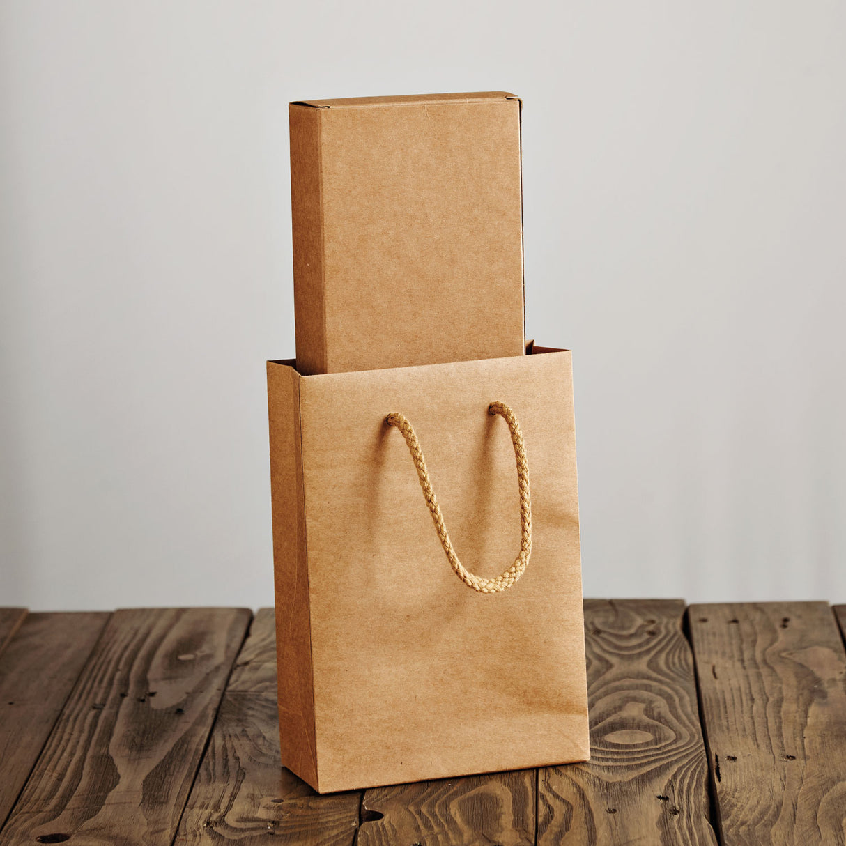 Shopper Carta Kraft Lusso Avana