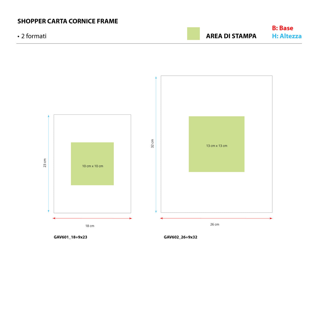 Shopper Cornice Gold Personalizzabile